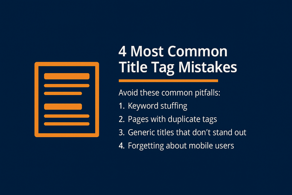 Title Tag Mistakes